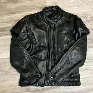 Amazing condition (no liner) leather motorcycle jacket.
